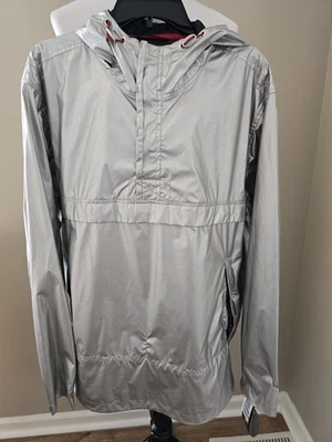 Chaqueta Pullover Nautica 1/4 Cremallera Resistente al Agua Plateada Edición Limitada XL NUEVA CON ETIQUETAS Foto 1 de 4