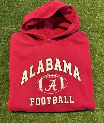 Alabama Crimson Tide hoodie mens extra large red football Y2k sweatshirt 24 - Image 1 of 4