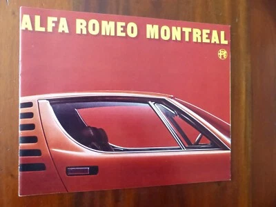 Alfa Romeo Montreal 1973 Dutch market Prospekt Brochure Dépliant  Prospetto Foto 1 de 4
