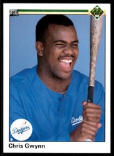1990 Upper Deck Chris Gwynn Los Angeles Dodgers #526
