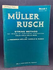 KJOS Müller Rusch String Method, Conductor Score with Piano Accompaniment #51F