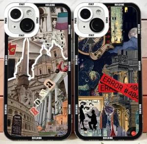City Roma Paris Culture Coque Cover Case For Iphone 15 Pro Max 14 13 12 Xr Xs - Photo 1 sur 4