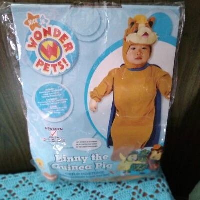 Disfraz de Halloween Nickelodeon Wonder Pets 'Linny The Guinea Pig" Talla 0-9 meses  Foto 1 de 4