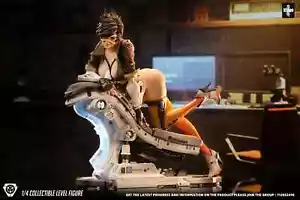 Statua Dtalon Studio Overwatch Tracer Resina 1/4 Preordine H40CM Versione Standard - Foto 1 di 9