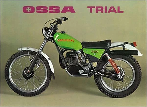 OSSA Brochure MAR 250 350 TR77 (Late) 1977 1978 1979 Trials Sales Catalog REPRO - Picture 1 of 2