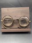 Vintage Windsor Brown/Gold Eyeglasses, 40mm, "Lennon" Frame