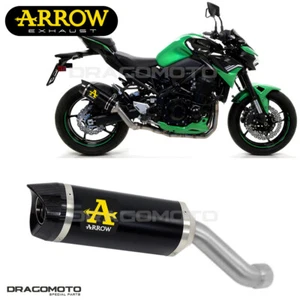 Exhaust KAWASAKI Z 900 2022 2023 ARROW ALU Black CC THUNDER - Picture 1 of 4