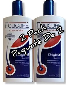 2 Pack Folicure Original Shampoo For Fuller Thicker Hair Biotin 23.6 oz 700ml⚡️