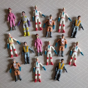 1988 Fright Features Real Ghostbusters Kenner Figures inc Egon Peter Janine etc - Picture 1 of 11