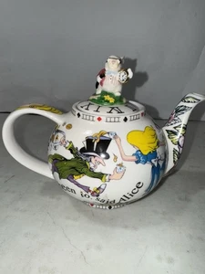 Paul Cardew Teekanne Alice im Wunderland Porzellan Hase Verrückter Hutmacher Tea Party - Bild 1 von 6