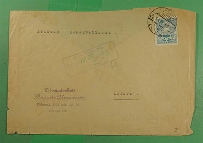 DR WHO 1936 LATVIA REGISTERED? TUKUMS TO IRLAVA k14887 - Image 1 of 2