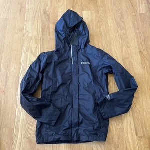 Columbia Jacket Girls Size Medium black Arcadia II Rain Waterproof - Picture 1 of 6