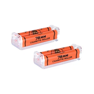 2pk Zig Zag Roller Machine 78mm for 1 1/4 Rolling Papers Orange - FREE SHIPPING - Picture 1 of 7