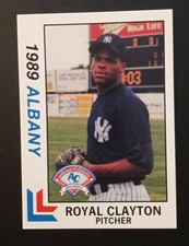 1989 Best Albany-Colonie Yankees Royal Clayton #6