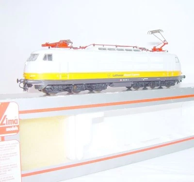Locomotora eléctrica Lima HO German DB BR E-103 "EGGHEAD" AEROPUERTO LUFTHANSA ¡SIN USAR, EN CAJA! Foto 1 de 4
