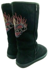 steve madden catwalk rhinestone boots