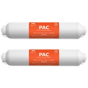 Post Activated Carbon Water Filter Replacement – inline 5 Micron – PAC 2 Pack - Picture 1 of 7
