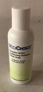 MediChoice/Gurke Melone Pflege Shampoo & Duschgel - 1-4,0 Unzen Versand kostenlos - Bild 1 von 3