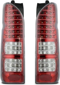 JDM Hiace Regius Ace Series 200 LED Half Red Clear Tail Lamp fullled01 - Picture 1 of 7
