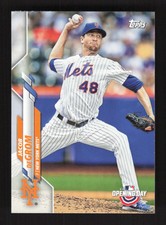 2020 Topps Opening Day   Jacob deGrom #187 New York Mets