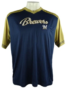 Milwaukee Brewers MLB Men's Jersey T-Shirt - Picture 1 of 7