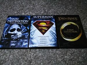 The Lord of the Rings Trilogy, Final Destination & Superman 5 Movie Collections!
