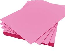 (Pack of 500 Sheets) Card & Paper A4 160gsm Pastel Pink Coloured Cards Bulk Buy