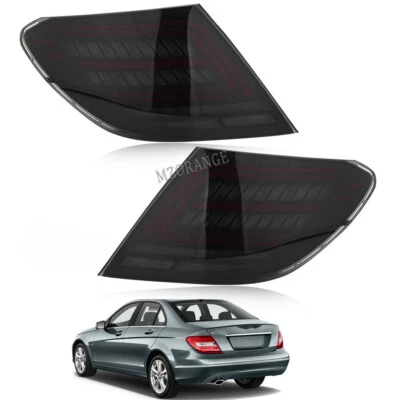 Luces traseras LED freno señal dinámica para Mercedes Benz W204 C250 C300 2007-2014 Foto 1 de 4