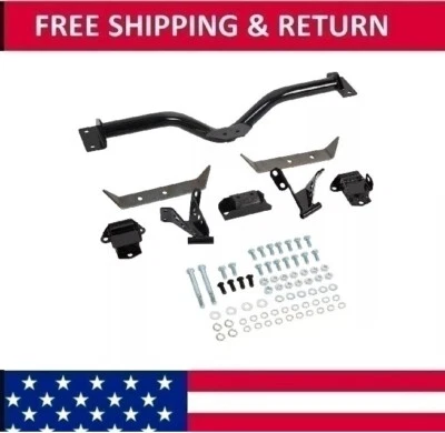 Kit de montagem de transmissão transversal motor Belair Deluxe para 55-57 Chevy 210 150 - Imagem 1 de 4