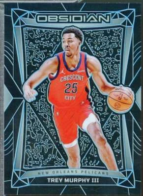 Trey Murphy III Card 2023-24 Panini Obsidian Electric Etch Blue /30 #189  - Image 1 of 2