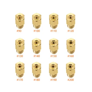 12Pcs Carburetor Main Jets Mikuni VM TM Carb #90 - #200 Jets Motorcycle - Picture 1 of 9