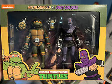 Neca Michelangelo Vs. Foot Soldier 2-Pack