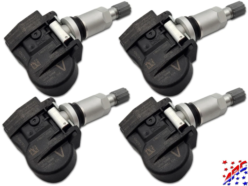 Complete Set of 4 Genuine OEM Nissan TPMS Tire Pressure Sensors Kit 40700-3AN0B - Image 1 of 3