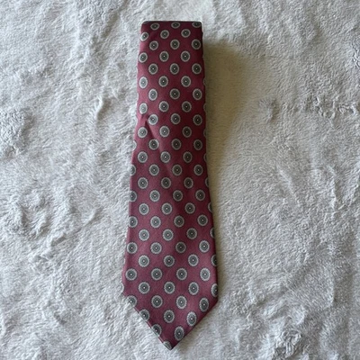 Corbata Christian Dior Monsieur vintage geométrica 100 % seda italiana | EE. UU. Foto 1 de 4