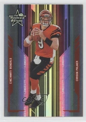 2005 Leaf Rookies & Stars Longevity Parallel Holofoil /99 Carson Palmer #20 - Image 1 of 2