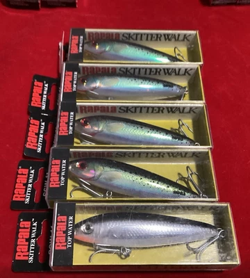 5 NUEVO SEÑUELO DE PESCA RAPALA SSW-11 TOP SKITTER DE AGUA GRAN REGALO Foto 1 de 4