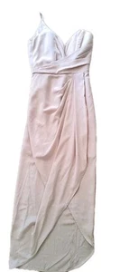 Zimmermann Nude Silk One Shoulder Dress Size 0 - Bild 1 von 8