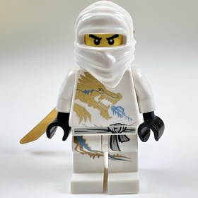 LEGO Ninjago Zane DX Minifigure From Set 2260 Ice Dragon Attack njo0018
