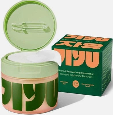 Skincare Anti-Aging Jiyu Korean 1-5 Dark Spot & Wrinkle Minimizing Toner Pads