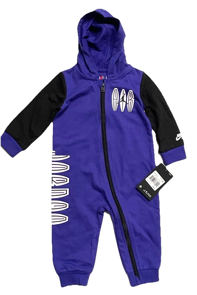 Juegos de mamelucos Nike Air Jordan bebé niño manga larga, 2-4 piezas; tallas recién nacido-24M, nuevos con etiquetas Foto 1 de 3