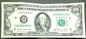 1981 A $100 Dollar Federal Reserve Note - St Louis Slightly Circulated Birthday - Picture 1 of 2