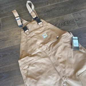 NEU MIT ETIKETT CARHARTT (STIL #101627) SCHWER ENTFLAMMBARER ENTENLATZOVERALL; HERREN GRÖSSE 38 X 32 - Bild 1 von 7