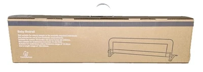 Protector de riel de cama para niños pequeños cómodo con baches 59” oscilante ajustable azul XL Foto 1 de 4