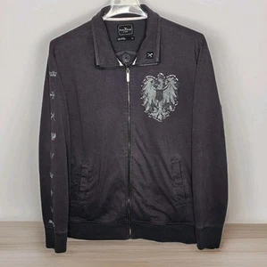 VTG Marc Ecko Cut & Sew Full Zip Jacket Men's XL Embroidered Hip Hop Grunge Y2K - Picture 1 of 15