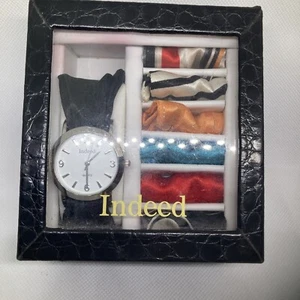 New Boxed Indeed Working Watch With Interchangeable Cloth Colorful Bands - Picture 1 of 8