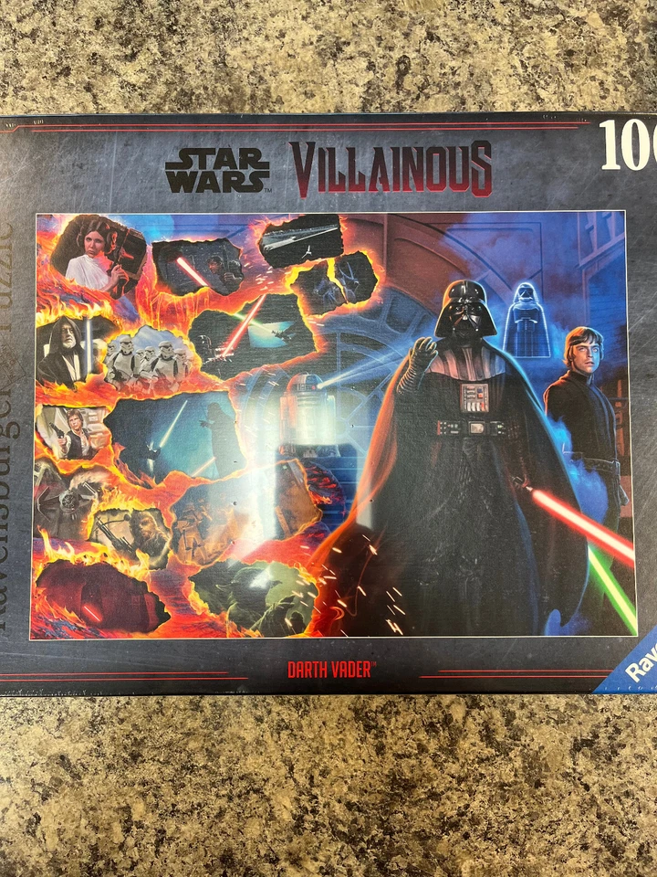 Star Wars Villainous: Darth Vader - 1000 шт. Пазл Ravensburger Новый! - Изображение 1 из 1