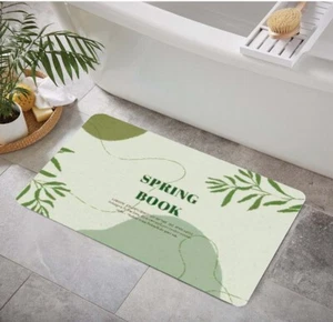 Quick Dry Diatomaceous Earth Bath Shower Mat, Super Absorbent Thin Multi-Purpose - Picture 1 of 3