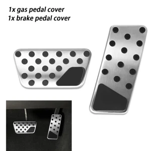 Cubierta de pedal de freno de gasolina para automóvil 2 piezas para Jeep Wrangler JK 2007-2017 automática - Imagen 1 de 11