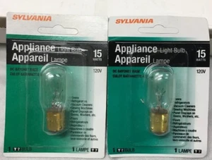 Sylvania 15T7DC #18200 Appliance Microwave Light Bulb Ba15d Bayonet Base 2-pcs - Picture 1 of 8