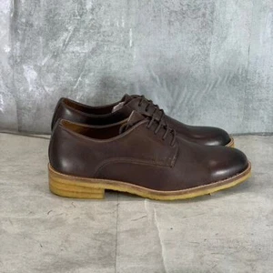 RESERVED FOOTWEAR NEW YORK Men's Brown Leather Octavious Lace-Up Oxfords SZ 10 - Bild 1 von 11